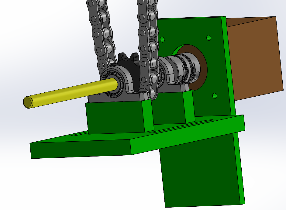 Concept image of nozzle rotation assembly
